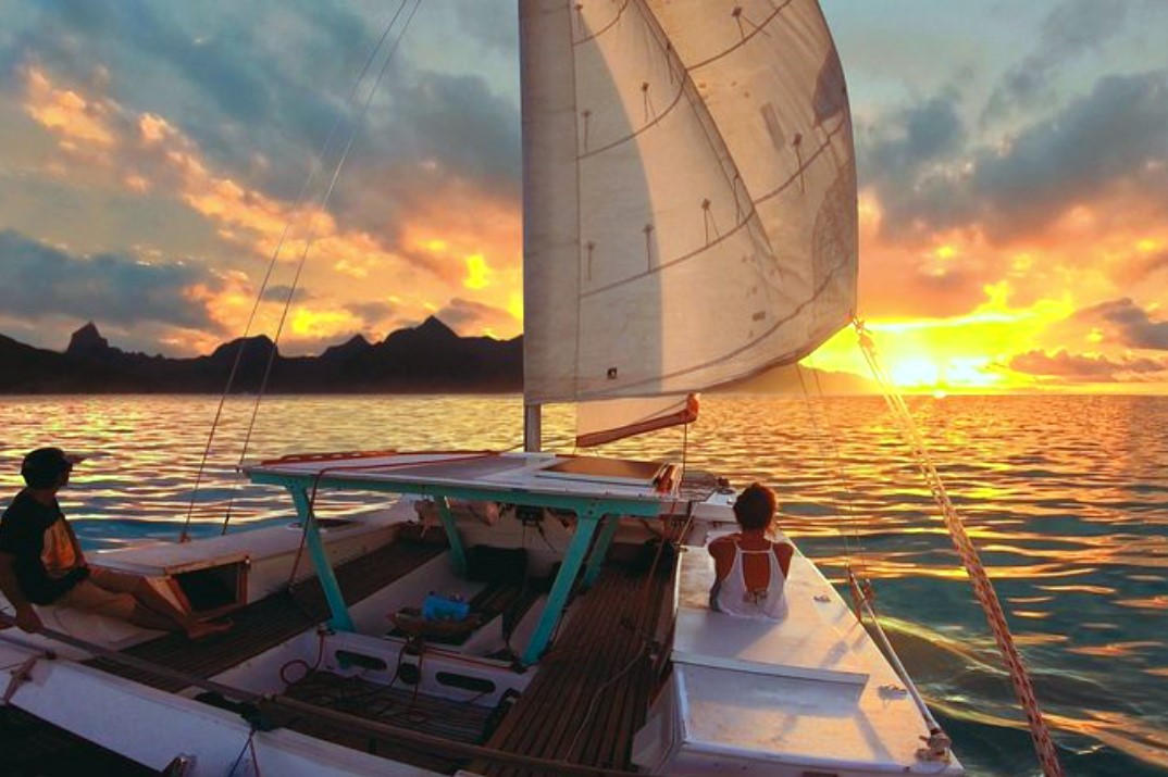 Sunset Catamarn, Cruise in Moorea